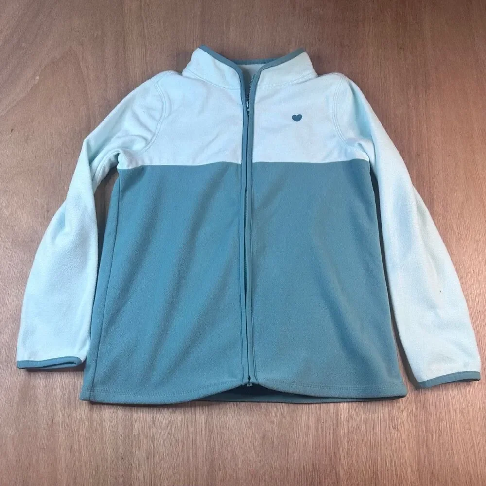 OshKosh B’gosh Kids‎ Fleece Jacket Blue Zip Up Size 12/12A